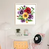 Flower - 9CT Partial Beaded Cross Stitch Kit(31x31cm)