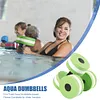 2pcs Foam Aqua Dumbbells Aquatic Water Aerobics Exercise Fitness Dumbbells