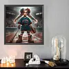 Peinture au diamant de perceuse ronde de baseball-40*40cm