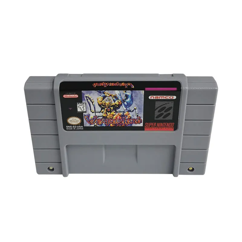 Weapon Lord SNES For Super Nintendo Entertainment System - 16 Bit US Version Game Cartridge