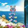DIY Diamond Painting Double Sided 3D Wind Chime Flower Butterfly Pendant Hanging Kits