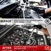 Wrench Extender Tool Bar, Extra Long 15 Inch Wrench Extension Bar with 1/2 Inch Square Hole for Maximum Leverage, Solid Steel Tool for Mechanics and DIY Enthusiasts