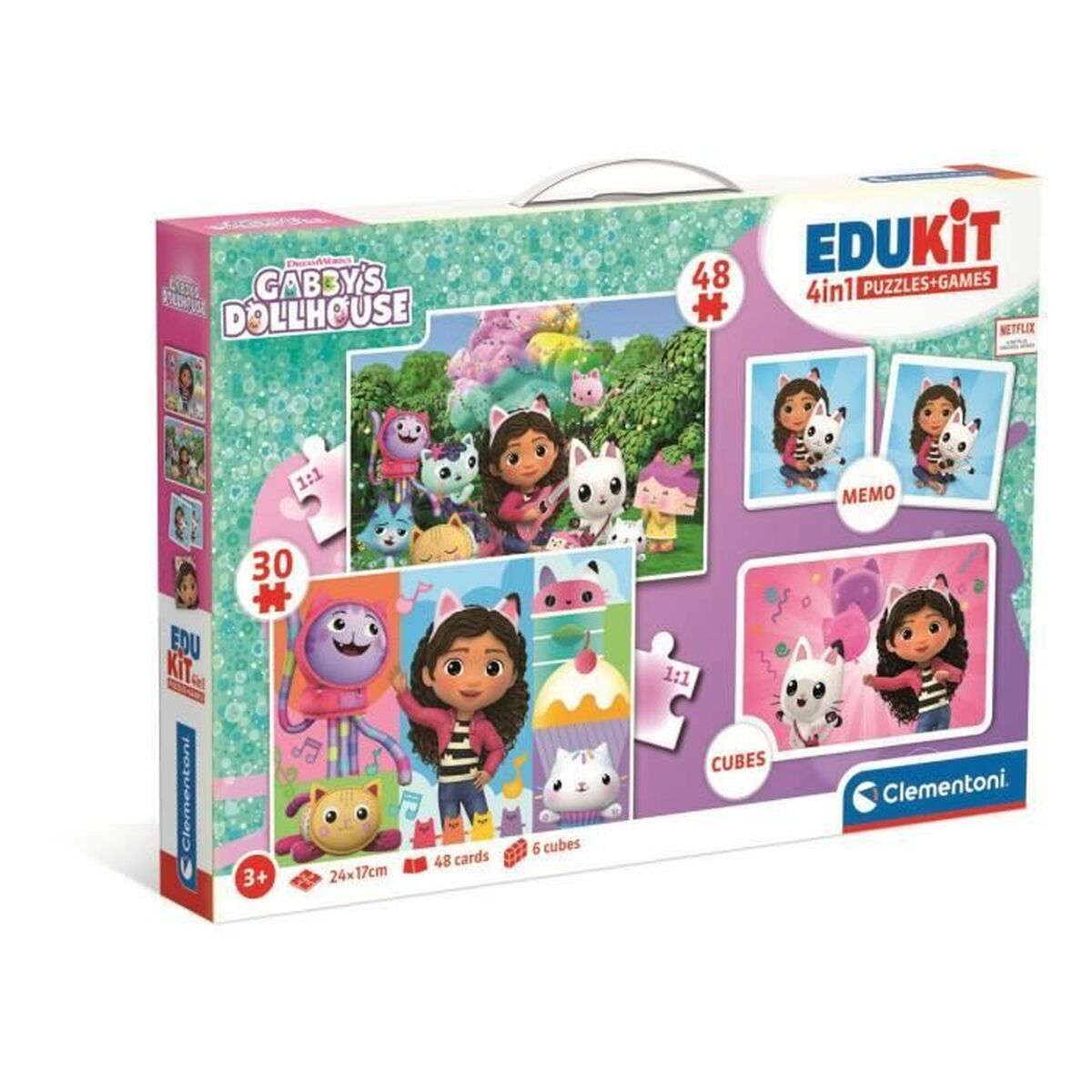 Interactive Toy for Babies Clementoni Edukit 4 en 1 Gabby y la casa m&aacute;gica