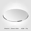 Desktop Aluminum Alloy Metal Mouse Pad Double-Sided Aluminum Anti-Slip Pad Desk Pad Suitable for Gaming and Office