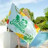 Double-sided Velvet Beach Towel For Seaside Swimming, Water-Absorbent And Sand-Free Bath Towel, Breathable, Skin-Friendly, Quick-Drying BeachTowel For Swimming, Travel, Men And Women
