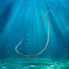 100PCS/Box Fishing Hooks Set High Carbon Steel Fishing Barbed Hooks Crank Hooks