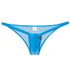 Men's Sexy Low Waist Mesh Transparent Briefs