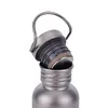 500/600/750ml Titanium Water Bottle with Lid Sports Kettle for Outdoor Picnic