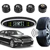 Tire Pressure Monitoring System with 4 Sensors Wireless TPMS for Car SUV Sedan