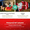 Christmas Inflatable Santa Claus on Reindeer Sleigh for Party Lawn Outdoor Yard
