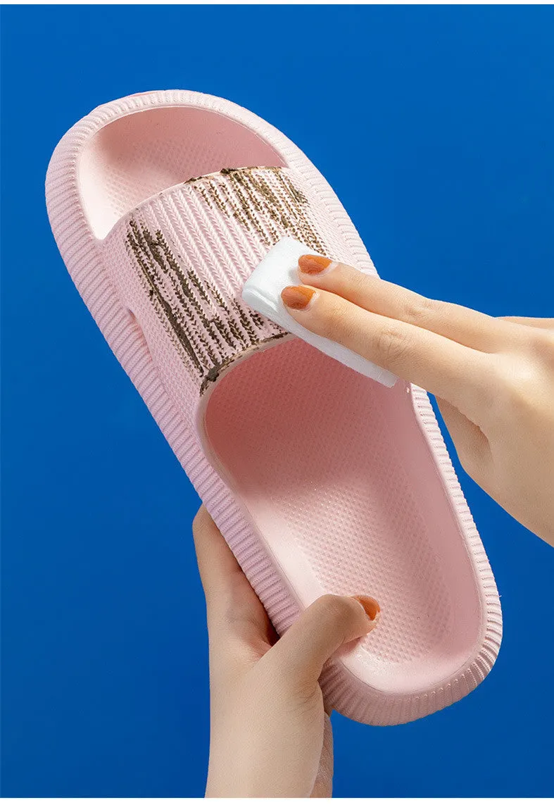 Man Women Slipper Quick-Drying Thickened Non-Slip Sandals Thick Sole House Slippers Bathroom Footwear Summer Beach Sandal