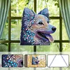 Diamond Painting Acrylic Double-side Dog Pendant Hanging Gem
