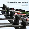 10 Holes Fishing Rod Holder Wall Mount Fishing Rod Rack for Garage Wall Ceiling
