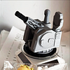 New solar car-mounted car ornaments creative automatic rotating model