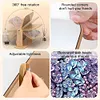 (US Local)DIY Flower Diamond Painting Kit Rotatable Mirror w Diamond Painting Jewelry Box