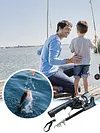 Portable Folding Fishing Rod Telescopic Fishing Pole with Reel Line Travel Rods
