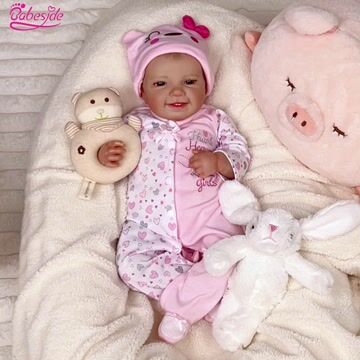 Babeside Smiling Reborn Baby Leen 20'' Little Infant Girl Best Gift for Kids