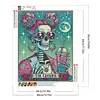 Diamond Painting -5D Full Round Drill Hipster Skull(40x50cm)