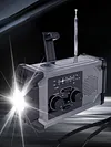 Hand Crank Emergency Radio AM/FM Weather Radio Solar Radio for Outdoor Camping