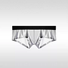 Men's Low Rise Ice Silk Breathable Satin Boxer Briefs