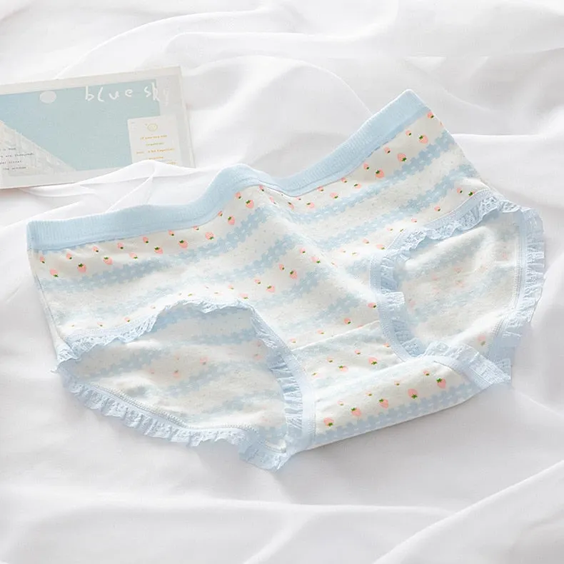 M-XL Cotton Panties Lovely Girl Lace Underpants Women's Traceless Comfort Briefs Women's Underwear Panty Sexy Lingerie