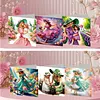 6pcs Diamond Painting My Dearest Mother Greeting Card with Envelope for Family Friends Holiday Gift Congratulations