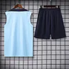 2024 France pre-match training Light Blue Jersey+Shorts 1:1 Thai Quality