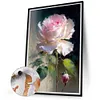 Pink Rose-Paint By Numbers Acrylic Painting 30*40CM