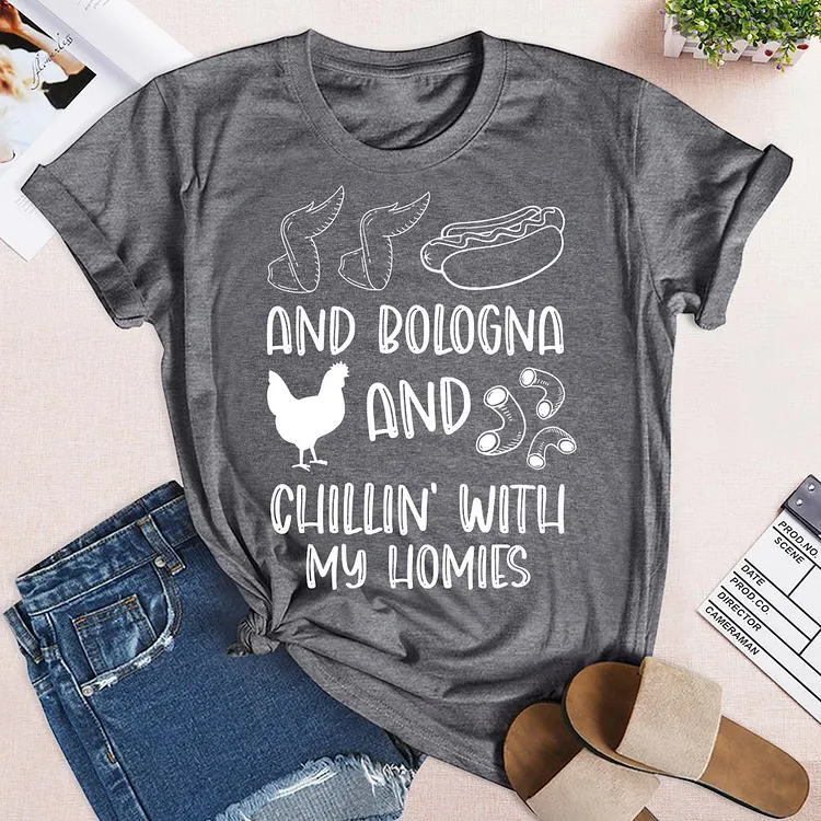 ANB - Chicken Wings Hotdogs Retro Tee Tee-05028