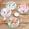 [Upgrade]6pcs/set DIY Diamond Painting Waterproof Case Classic Cute Animals Coaster Gift Decor Set