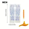 Reflexology Chart Socks with Trigger Point Massage Tool