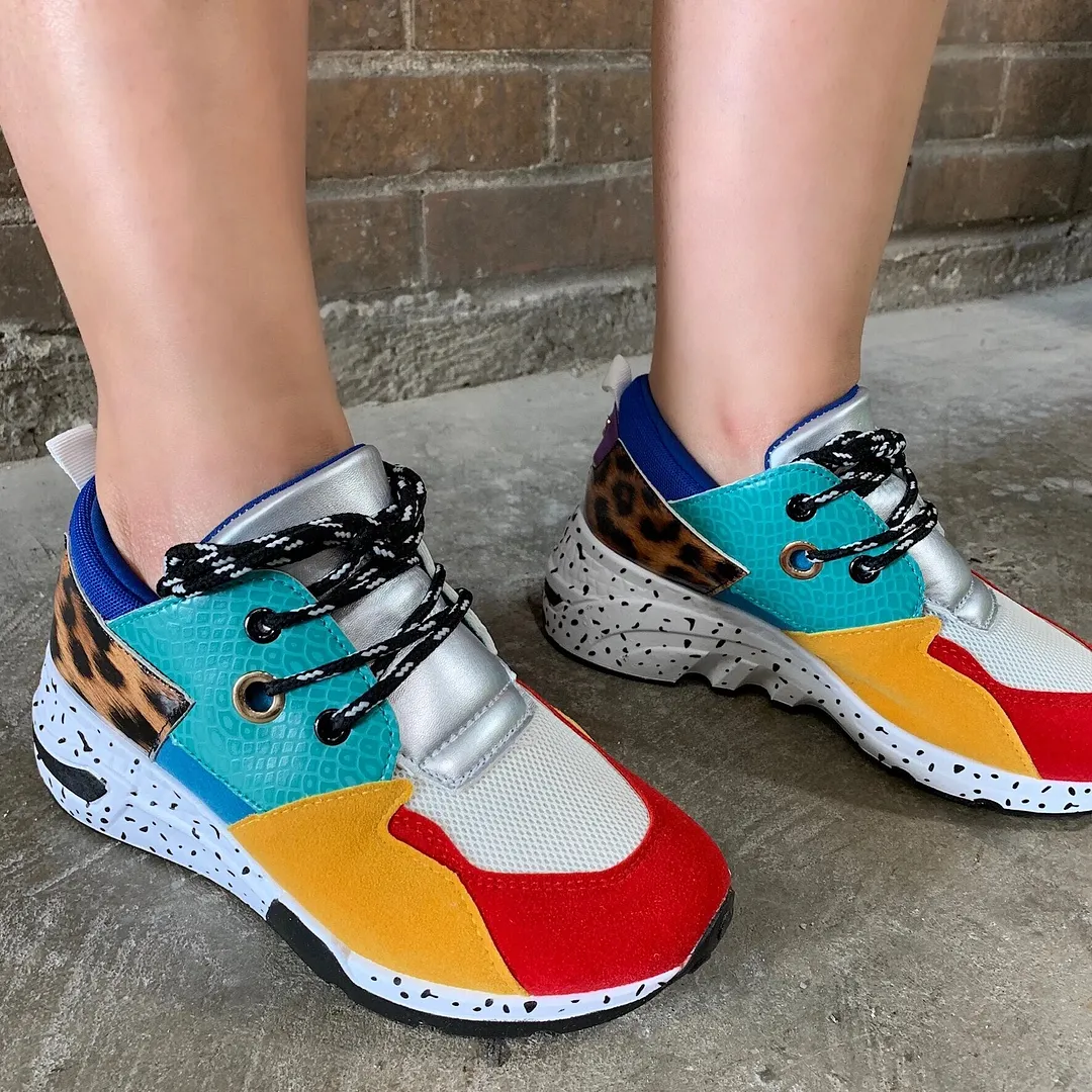 2020 New Women Sneakers Mixed Color Sequins Casual Increase Sports Shoes Comfortable Breathable Outdoor Ladies Shoes For Females