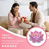 DIY Lotus Flower Diamond Painting Candle Holder Acrylic Three-Dimensional Aromatherapy Rack Home Decor Gift