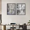 （2-Pack）Beautiful Street-Full Round Diamond Painting 30*40CM