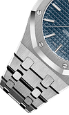 Silver 904L Steel Blue Dial - Automatic - 37mm