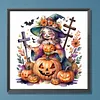 【Limited Stock Sale】Halloween Pumpkin Girl-Paint by Numbers Acrylic Painting 40*40CM