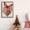 Flowers Butterfly-Paint by Numbers Acrylic Painting 30*40CM(Poster style）