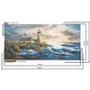 Seaside Lighthouse - Full Round/Square Diamond Painting(80x40cm)
