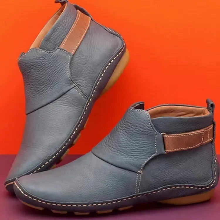 Yyvonne Large-Size Women's Boots 2025 Autumn And Winter Short-Clinity Velo Sticker Women's Boots Low And Martin Boots