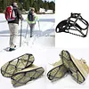Outdoor Cross-Country Running Snow and ice Anti-Skid Shoe Covers are Non-Slip, Durable, Lightweight and Wear-Resistant for Hiking, ice and Snow Fishing, Rock Climbing