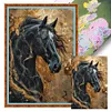 Horse-11CT Stamped Cross Stitch 40*60cm/15.75*23.62in(Big Size)