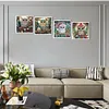 (US Local)4pack Xmas Owl-Special Shaped Diamond Painting Kit(30x30cm)