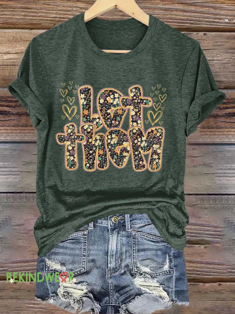 Let Them T-shirt White / S