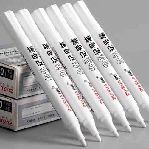 Dronehint White Paint Marker Pen Permanent Pens Waterproof For Car Parts Tire Accessories (For: Acura) Parts