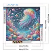 Diamond Painting -DIY Round Drill Jellyfish(40x40cm)