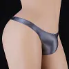 Glossy and silky men's T-panties