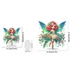 2Pcs Green Butterfly Fairy - 5D DIY Craft Pendant