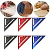 7 Inch Triangle Ruler Aluminum Alloy Metric Imperial Angle Ruler Carpenter Tools