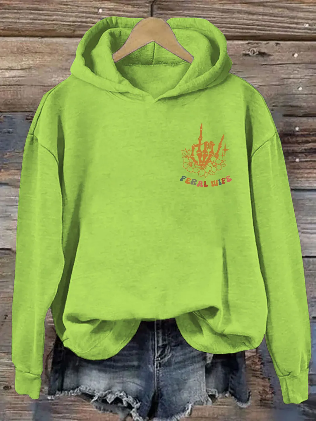 Somebody&rsquo;s Feral Wife Hoodie