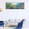 (Big Size)Ocean World - 11CT Counted Cross Stitch - 30*90cm - Animal Natural